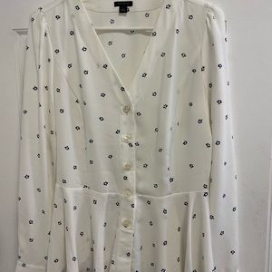 Ann Taylor Peplum Blouse